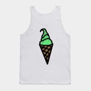 Mint Chocolate Chip Ice Cream Tank Top